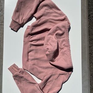 H&M Pink Pullover Hoodie